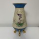 Vase en porcelaine à décor de papillons époque Napoléon 3