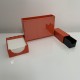 Serviteur de Bueau Pot à crayons FACETTA Design vintage Orange
