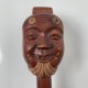 Yatate japonais en bois scuplté Nissho Antique wood carved netsuke Meiji Era