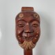 Yatate japonais en bois scuplté Nissho Antique wood carved netsuke Meiji Era