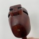 Yatate japonais en bois scuplté Nissho Antique wood carved netsuke Meiji Era