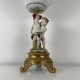 Lampe en Porcelaine a décor de chérubins Lithophanie Meissen