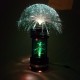 Lampe fibre verre optique tournante fiber optic lamp 70's vintage