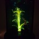 Lampe fibre verre optique tournante fiber optic lamp 70's vintage