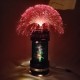 Lampe fibre verre optique tournante fiber optic lamp 70's vintage