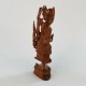 Statue déeese Thailande bois sculpté Inde no bouddah handmade wooden carved