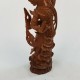 Statue déeese Thailande bois sculpté Inde no bouddah handmade wooden carved