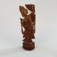 Statue déeese Thailande bois sculpté Inde no bouddah handmade wooden carved