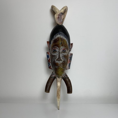 Masque africain ancien  Art Premier tribal ethnique