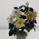 Arbre bouquet en pierre dure sculplté chine email cloisonné Chine XXe