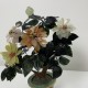 Arbre bouquet en pierre dure sculplté chine email cloisonné Chine XXe