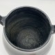 Vase Cache pot a suspendre anse en ceramique noir