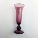 Vase verre soufflé violet Mauve Fait Main Riom France