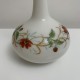 Vase ancien en opaline décor floral peint DLG Baccarat epoque 19e