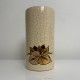Vase rouleau emaux de LONGWY décor nenuphar forme 3353
