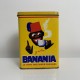 Boite chocolat Banania en fer blanc vintage