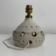 Pied de lampe en céramique ajourée de Georges Pelletier