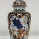 Pied de lampe en porcelaine Kaiser Yokohama Futtmann Asiatique