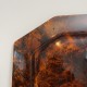 Plateau de service vintage écaille tortue hexagonal DLG Mercier Christian Dior