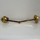 Paire d'appliques en laiton doré articulé liseuse chevet