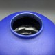 Vase allemand en céramique émail bleu Fat Lava Era 690 18 Bay Keramik