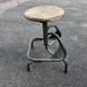 Tabouret industriel hauteur reglable