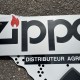 Panneau publicitaire Zippo