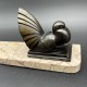 Cadre porte photo Art Deco Pigeon Colombe regule 1930