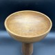 Grande coupe en teck sur pied dans le style vintage scandinave