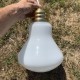 Lustre globe verre Forme ampoule géante Vintage
