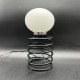 Lampe ressort vintage noir style Ingo Maurer Grand Modele