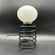 Lampe ressort vintage noir style Ingo Maurer Grand Modele