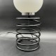 Lampe ressort vintage noir style Ingo Maurer Grand Modele