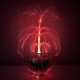 Lampe fibre optique vintage plastique chromé