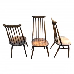 Lot de 3 chaises Ercol Goldsmith