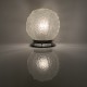 Plafonnier Globe Art Déco en verre pressé moulé dépoli