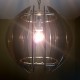 Suspension italienne constituée de lamelles de verre fumé Veca DLG Fontana Arte