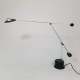 Grande lampe de bureau halogène années 80