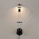 Grande lampe de bureau halogène années 80