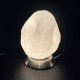 Lampe os tactile design vintage globe opaline blanc mat intensité réglable
