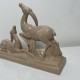 Céramique Antilopes de Charles Lemanceau en barbotine Art Deco