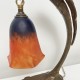 Lampe aigle en bronze de style Art Nouveau inspiration Ranc