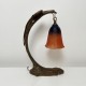 Lampe aigle en bronze de style Art Nouveau inspiration Ranc