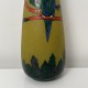 Grand Vase Art Déco en verre emaillé Décor aux Oiseaux de la Verrerie Leune