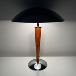 Lampe champignon chrome style art deco dite de paquebot