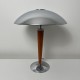 Lampe champignon chrome style art deco dite de paquebot