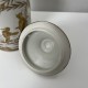 Pot pharmacie porcelaine blanche motifs doré japonisant DLG Paris Le Tallec