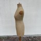 Mannequin ancien en tissu et pied bois