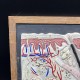 Rare ancienne planche anatomique en relief papier maché Dr Auzoux