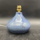 Pied de lampe boule gres pyrite bleu vintage